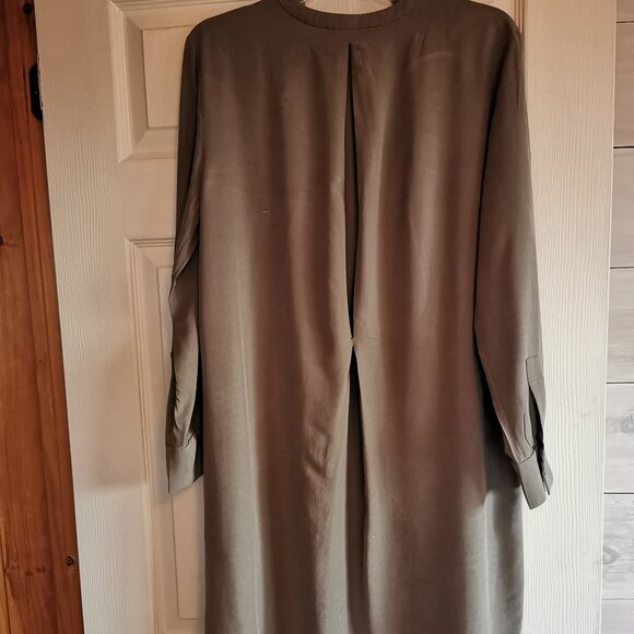 All Saints Shirt Style  Grey/Green Dress - Picture 8 of 12